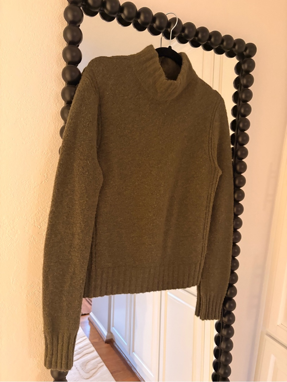 J. Crew Olive Green Turtleneck Sweater